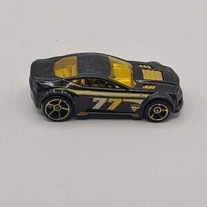 Hot Wheels Torque Twister Black & Gold 77 Diecast Toy Car Thailand - as is